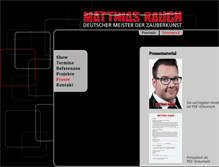 Tablet Screenshot of presse.matthiasrauch.de
