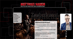 Desktop Screenshot of matthiasrauch.de